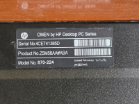 HP Omen 870-224 Desktop Gaming PC (Monitor Not Included) - 5