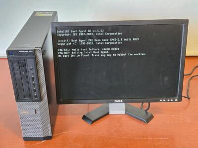 Dell Optiplex 990 Desktop PC & Dell Monitor