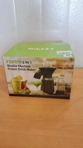 Feppo 2 in 1 Slushie Machine Frozen Drink Maker
