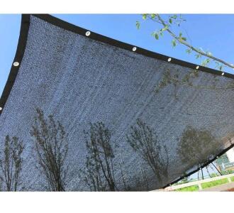 Perfect Sunblock Shade Cloth with Grommets 70% 10 ft x 20 ft Black for Plant Cover Greenhouse Barn Kennel Pool Pergola or Swimming Pool And More