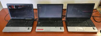 (3) Vintage HP Compaq Presario CQ60 Laptops