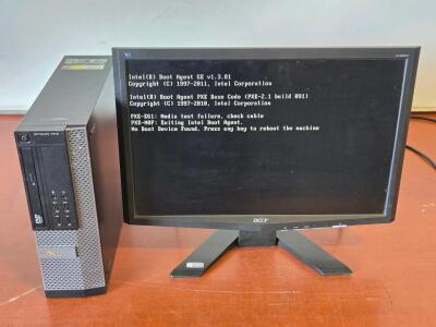 Dell Optiplex 7010 Desktop PC & Acer X193W Monitor