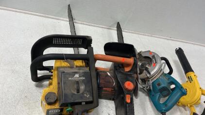 Assorted Tools Chainsaw & More