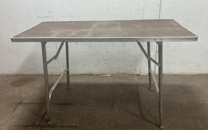 (2) 48"x 24" Foldable Tables