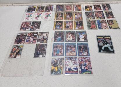 (40) Assorted Sports Cards Including MIchael Jordan, Magic Johnson and more!!
