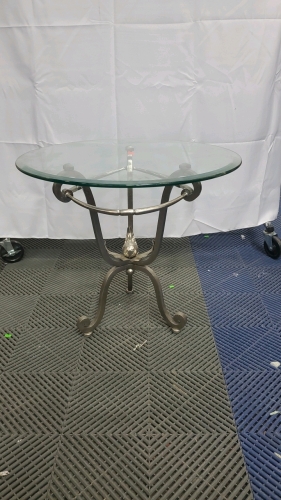 End Table With Glass