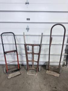 (3) Hand Trucks/Dollys