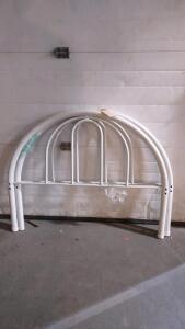 (White) Metal Twin Size Bed Frame