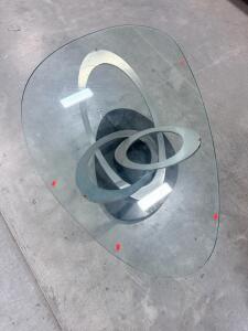 (1) Glass Coffee Table