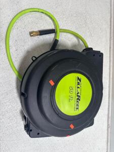 (1) Flexzilla Enclosed Retractable Air Hose Reel 50ft