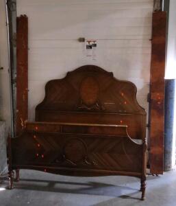Antique 1920's Wooden Bed Frame