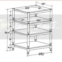(1) VTI Audio Rack - $400 Value - 8