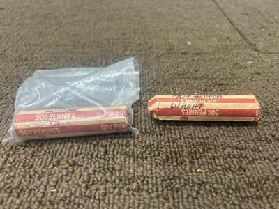 (2) Cases of Wheat Pennies