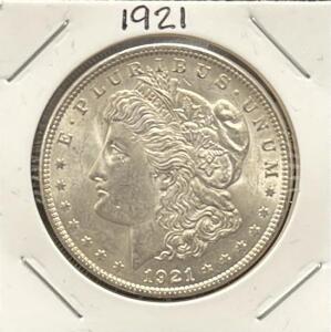 1921 Morgan Dollar Coin, United States Mint, 90% Silver