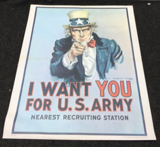 Uncle Sam 'I Want You' 1975 Poster