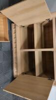 3'8"x 2'x 7' Wooden Thomasville Marble Entertainment Center - 17