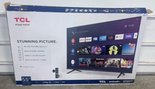 (1) 55&rdquo; TCL Flat Screen TV