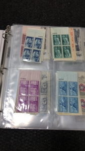 Large Collection Of Vintage Stamps In A Binder