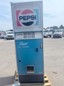 (1) Gun Safe Pepsi Cola Soda Machine