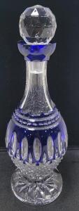 Waterford Crystal Clarendon Cobalt Blue Decanter