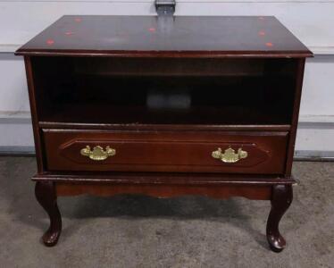 Solid Cherry TV Stand W/Drawer