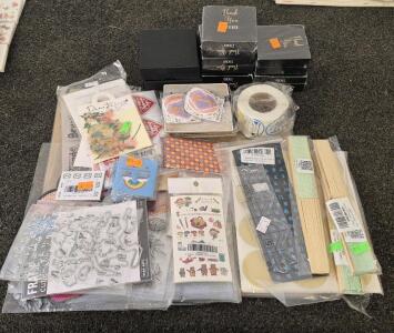 Scrapbook Bundle! (Thank You Stickers, Stencil, Template, Picture Storage, Stickers, Hand Fans, and More!)