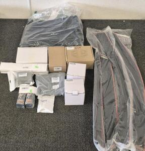 Car Bundle! Wine Visor Deflector, Seat Belt Covers, Tissue Holder, (2)1/2" Drive Impact Socket, Battery Terminal Accessories, (2) Exhaust Reducer Adapter Pipe, Edelbrock Intake Manifold Replacement Runner/Base Gaskets, Abs More!