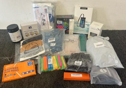 82Ft LED Strip Lights, Cooler Shock Ice Packs, Women&rsquo;s Jean Jacket (S), Women&rsquo;s Dress Shirt (M), & More