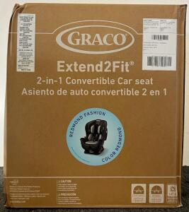 Graco Extend2Fit Convertible Baby Car Seat - New
