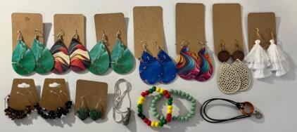 Jewelry Including Earrings, Necklaces & Bracelets