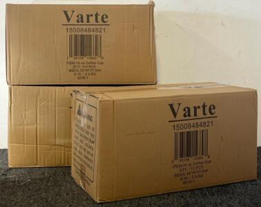 3 Boxes Of 110 16 Oz Coffee Cups W/ Accessories (330 Cups)