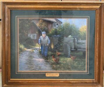 &ldquo;Mr Churchhill&rsquo;s Farm&rdquo; Framed Painting by Robert Duncan / 28.5&rdquo; L x 24.5&rdquo; H