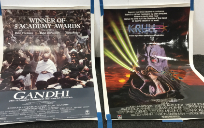 Original Movie Posters of “Gandhi” And “Krull”