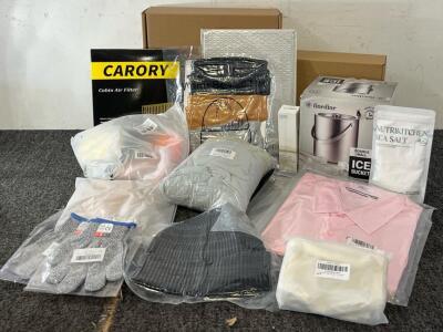 4x6 Boho Area Rug, Kids Size 11 Rainboots, Ice Bucket, Cabin Air Filter, Mens Dress Shirts (XXL) & More