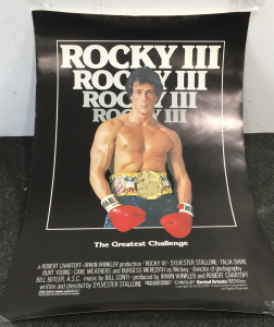 Original Rocky 3 Movie Poster