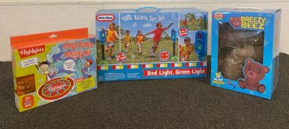 Children&rsquo;s Lot Little Tikes Red Light Green Light, Breezy Beez Bear, And Mega Bubblr Activity Kit
