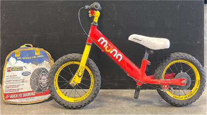 New Les Schwab Quick Fitting Diamond Tire Chains, Muna Toddler Bike