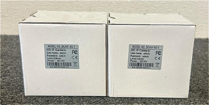 (2) HD IP Cameras