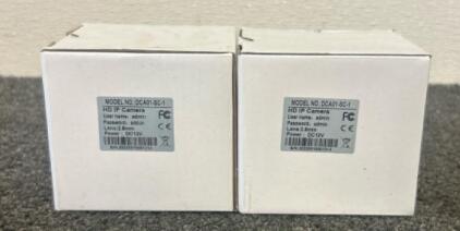 (2) HD IP Cameras