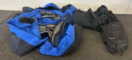 (2) Guide Gear Snow Coats Size Large, (1) Guide Gear Snow Overalls Size Medium, And (1) Tour Master Snow Pants Liner Size XXXS In Men&rsquo;s