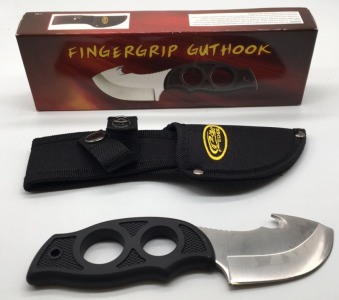 7" Fingergrip Gut Hook Knife