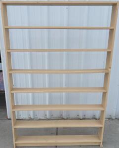 Wooden Bookshelf H 6&rsquo; W 4&rsquo; L 6&rdquo;