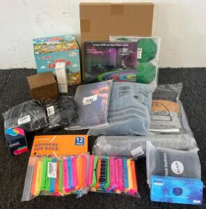 16.4Ft LED Strip Lights, Women&rsquo;s Jean Jacket (S), Extendable Silverware Organizer, Grill Utensil Mat & More
