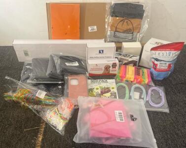Lightweight Hiking Backpack, Rain Pants (L), Weed Picker, Kids Swimsuit, Roses N&rsquo; Cream Candle, Electrolyte Powder & More