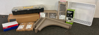 (4) Floor Registers (4 Inches X 10 Inches), (1) Door Handle, (1) Toilet Paper Holder, And More