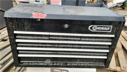 Kobalt Tool Chest, 5 Drawers, Black Metal, Lockable