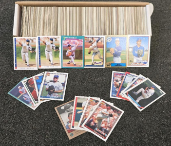 1989-1993 Baseball- Topps, Fleer, Score Assorted