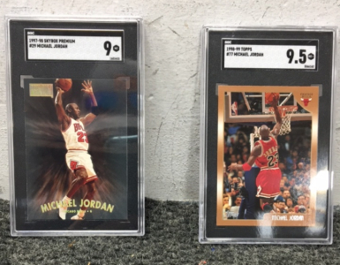 (2) Graded Michael Jordan Basketball Cards