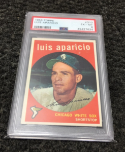 1959 Topps Luis Aparicio Graded PSA 6 EX-MT