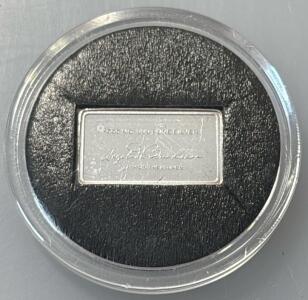 Angela M Buchanan 1000MG .999 Pure Silver 37th US Treasurers